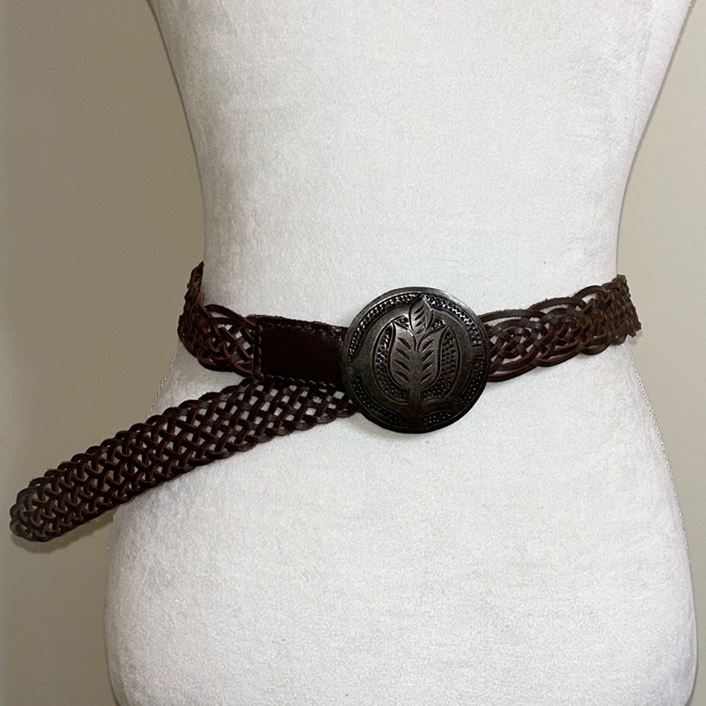 Unbranded, brown woven belt Lg